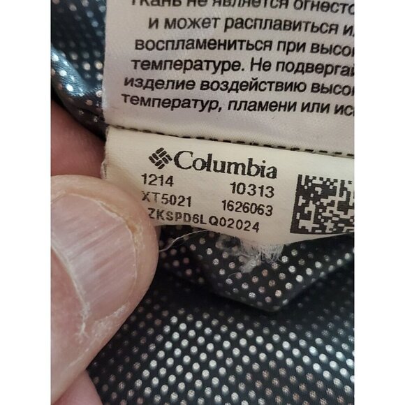 Columbia Omni-Heat Men's Puffer Jacket Size XLT Gray Full Zip Gorpcore Winter - Picture 5 of 13